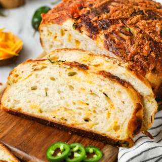 Sourdough Cheddar Jalapeño Bread