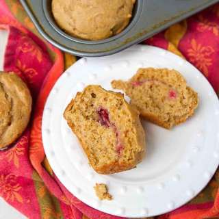 Peanut Butter & Jelly Muffins {Whole Wheat}