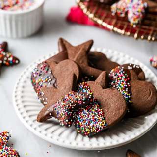 Chocolate Shortbread Cookies
