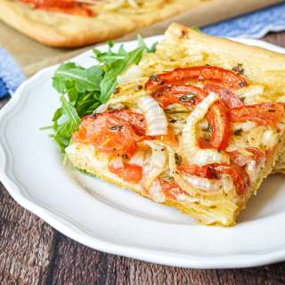 Ladenia Milou (Greek Olive Oil Flatbread)