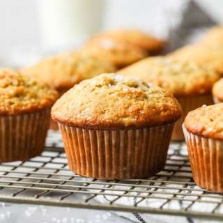 Sourdough Banana Muffins