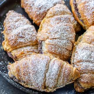 Twice-Baked Chocolate Croissant