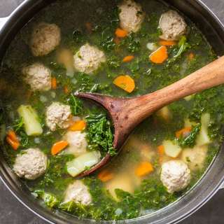 Meatball Kale Soup Recipe