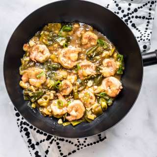 Chrissy Teigan's Garlic Honey Prawns