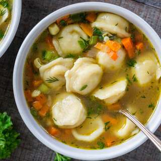 Dumpling (Pelmeni) Soup