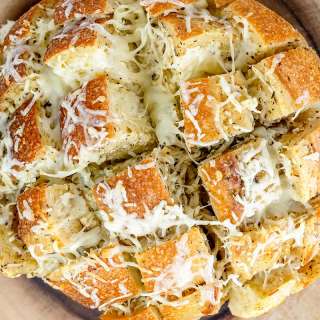 Cheesy Garlic Pull Apart Bread Recipe