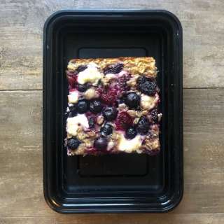 Berries and Cream Baked Oatmeal