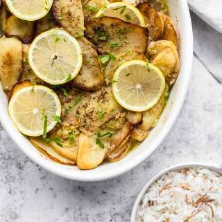 Lebanese Chicken and Potatoes