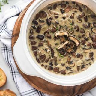Creamy Roasted Mushroom Soup