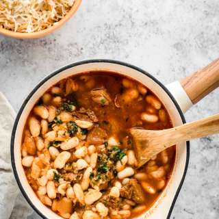 Fasoolia Baida - Middle Eastern White Bean Stew