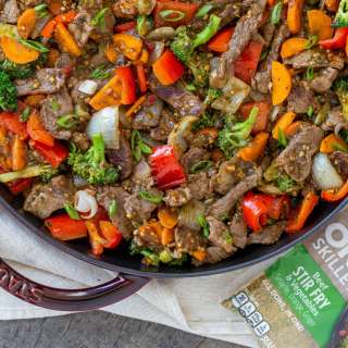 One Skillet Beef Stir Fry