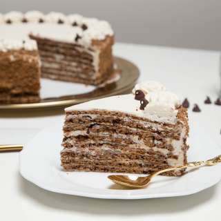 Chocolate Honey Layer Cake Recipe