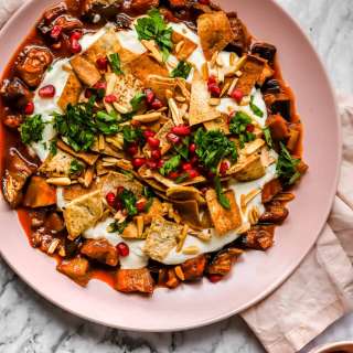 Eggplant Fatteh