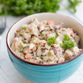 Mushroom Chicken Salad