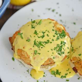 Crab Cakes Hollandaise