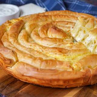Banitsa (Bulgarian Cheese Pie)