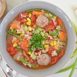 Spicy Crab and Sausage Soup