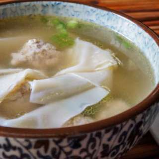 Deconstructed Wonton Soup