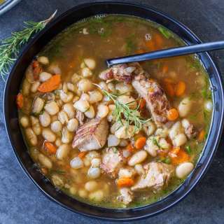 Grandma's White Bean Soup (The Best)