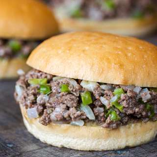 Philly Cheese Steak Sloppy Joes (30 Minute Dinner)