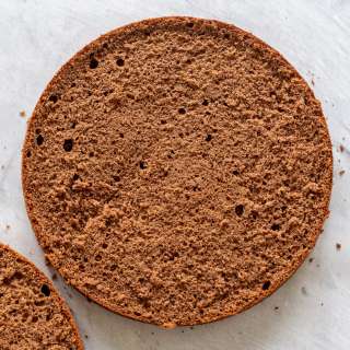 Chocolate Sponge Cake (Only 4 Ingredients)