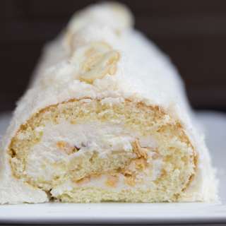 Raffaello Cake Roll (Almond Coconut Cake)