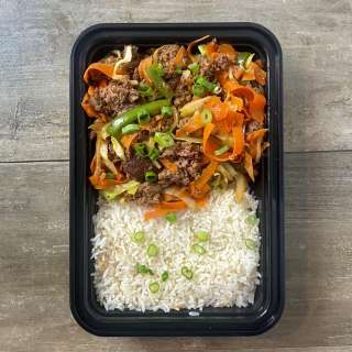 Gochujang Glazed Beef & Vegetables