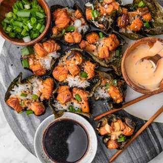 Salmon Sushi Bake