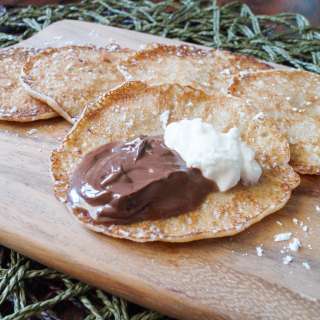 Kanelplättar (Swedish Mini Cinnamon Pancakes)
