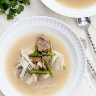 Rice Noodle Soup with Beef