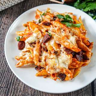 Macarrones con Chorizo (Spanish Pasta with Chorizo)