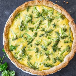 Broccoli Quiche Recipe (Foolproof Method)