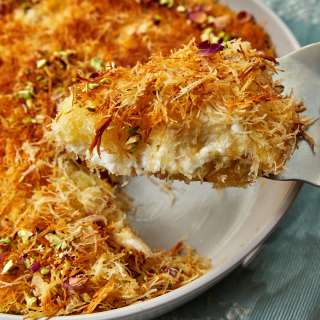 Kunafa with Cream