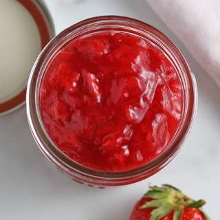 Homemade Strawberry Glaze