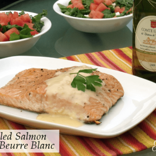 Grilled Salmon with Beurre Blanc