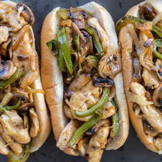 Chicken Philly Cheesesteak Sandwich