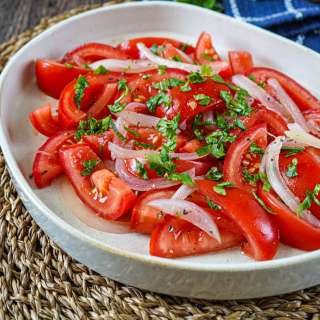 Ensalada Chilena (Chilean Tomato and Onion Salad)