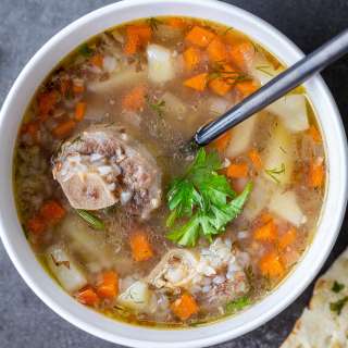 Healthy Buckwheat Soup (Childhood Classic)