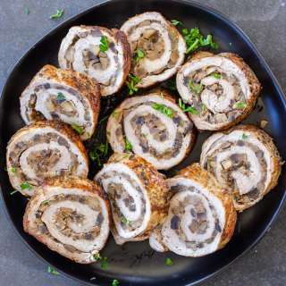 Mushroom Pork Roulade