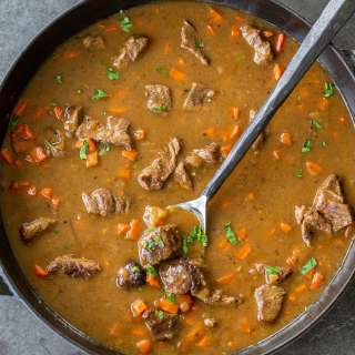 Old Fashioned Beef Stew Gravy