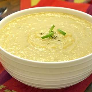 Roasted Parsnip Apple Soup