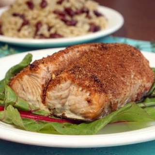 Broiled Jamaican Jerk Salmon