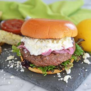 Greek Lamb Burgers