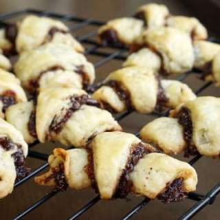Rugelach with Two Fillings (Chocolate Raspberry and Cinnamon Walnut)