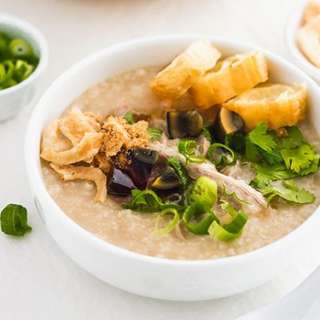 Chinese Preserved Century Egg Pork Congee