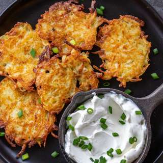 Classic Potato Latkes (Crazy Easy)