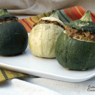 Petits Farcis (Provencal Sausage Stuffed Zucchini)