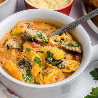 Creamy Sausage Tortellini Soup Recipe