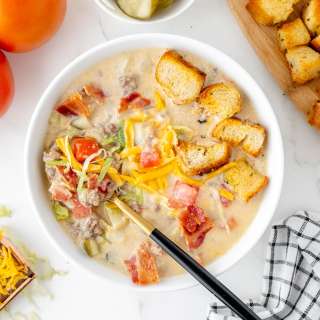 Bacon Cheeseburger Soup
