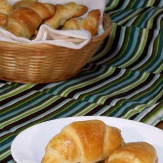 Low Butter Healthy Croissants